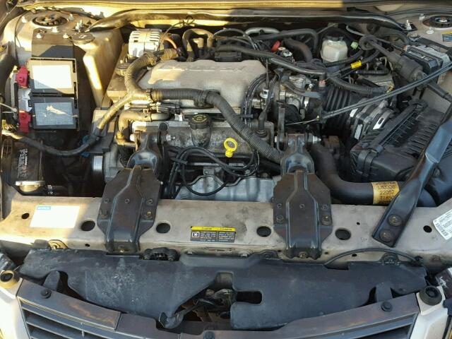 2G1WF55E729135116 - 2002 CHEVROLET IMPALA GOLD photo 7