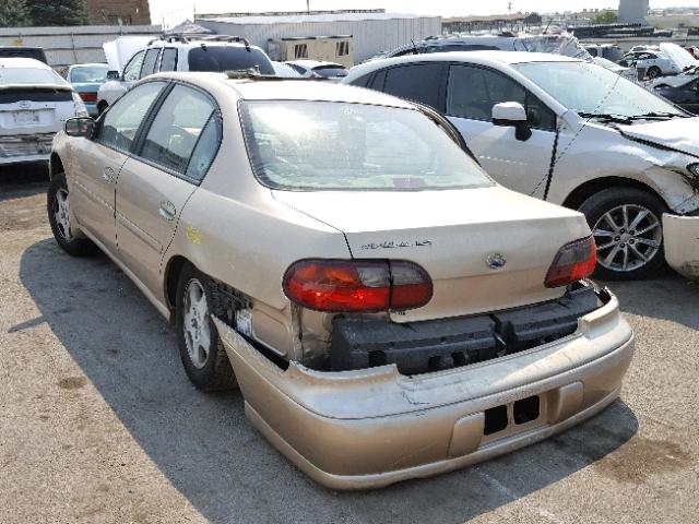 1G1NE52JX2M571610 - 2002 CHEVROLET MALIBU LS Алтын фото 3
