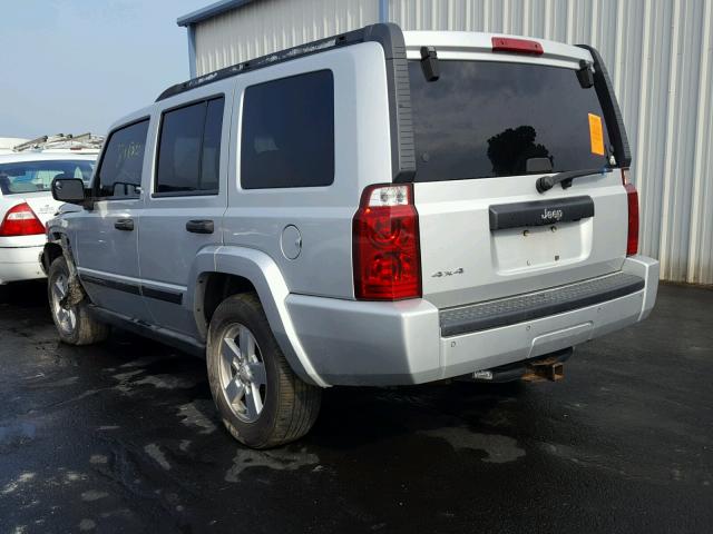 1J8HG48K76C257717 - 2006 JEEP COMMANDER Gümüş foto 3