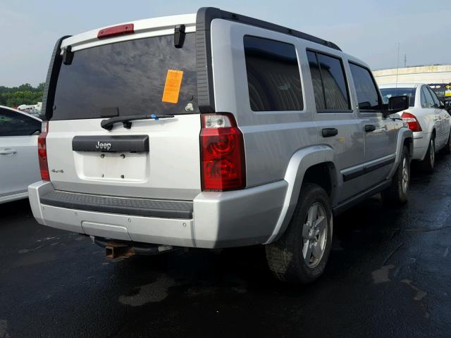 1J8HG48K76C257717 - 2006 JEEP COMMANDER Gümüş foto 4