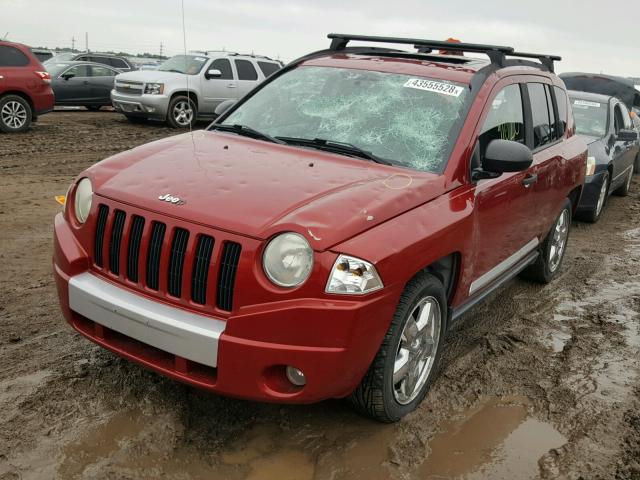 1J8FF57W17D122863 - 2007 JEEP COMPASS LI RED photo 2