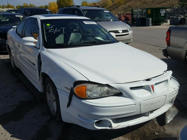 1G2NV12E61M507506 - 2001 PONTIAC GRAND AM G WHITE photo 1