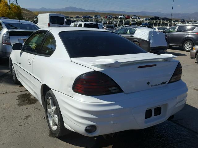 1G2NV12E61M507506 - 2001 PONTIAC GRAND AM G WHITE photo 3