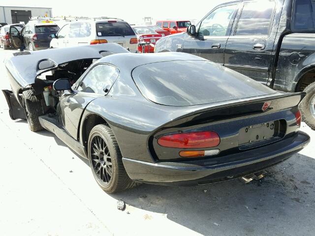 1B3ER69E2XV503881 - 1999 DODGE VIPER BLACK photo 3