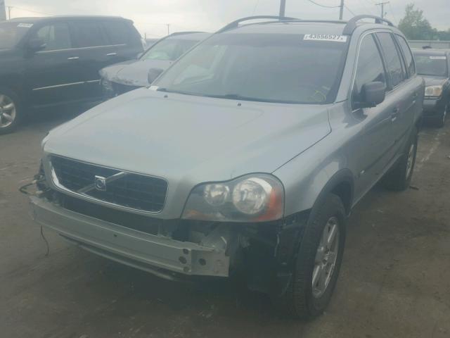 YV1CM59H541071048 - 2004 VOLVO XC90 SILVER photo 2