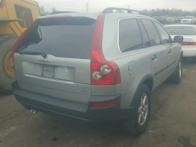 YV1CM59H541071048 - 2004 VOLVO XC90 SILVER photo 4