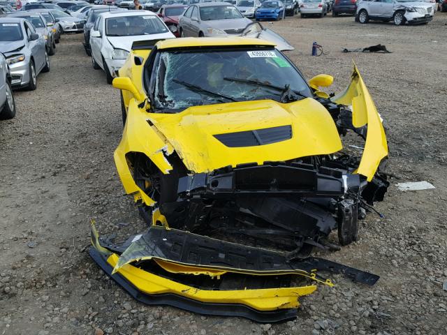 1G1YU2D64H5604286 - 2017 CHEVROLET CORVETTE Z YELLOW photo 7