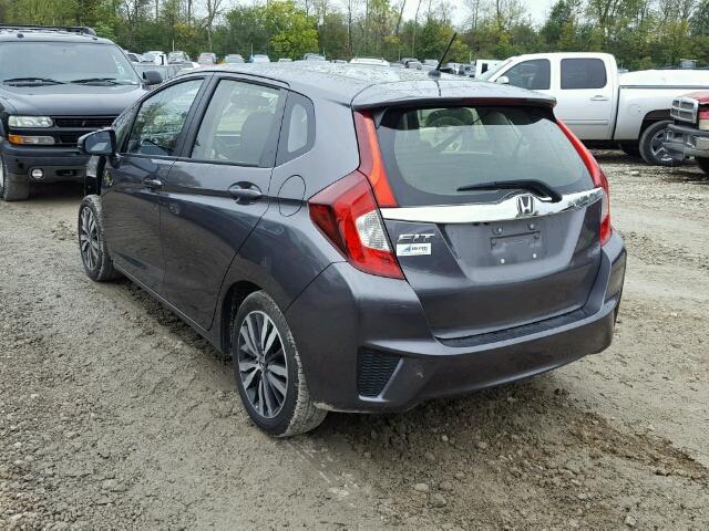 JHMGK5H73GX039057 - 2016 HONDA FIT EX GRAY photo 3