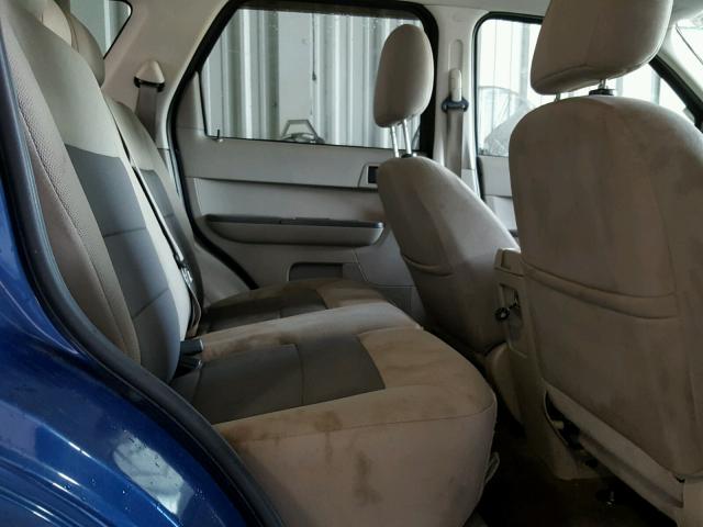 1FMCU031X8KE77634 - 2008 FORD ESCAPE XLT BLUE photo 6