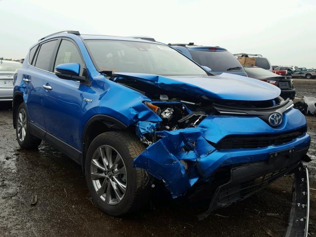 JTMDJREV0GD048379 - 2016 TOYOTA RAV4 HV LI BLUE photo 1