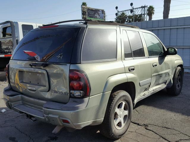 1GNDS13S342131858 - 2004 CHEVROLET TRAILBLAZE TAN photo 4