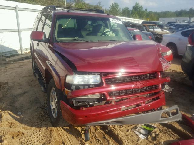 1GNEC13T65R248949 - 2005 CHEVROLET TAHOE C150 RED photo 1