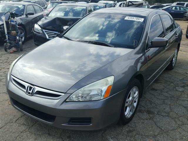 1HGCM56826A127686 - 2006 HONDA ACCORD EX GRAY photo 2