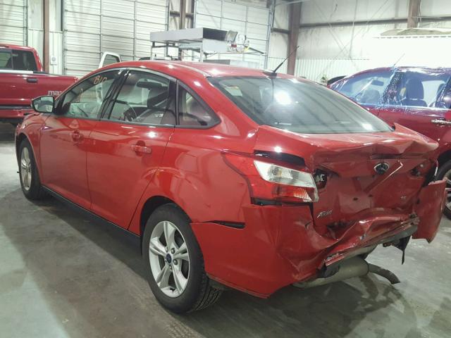 1FADP3F23EL445593 - 2014 FORD FOCUS SE RED photo 3