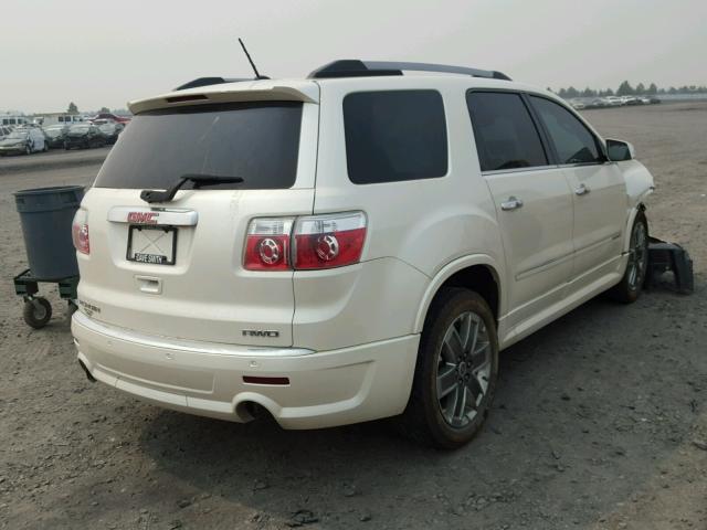 1GKKVTED8BJ241376 - 2011 GMC ACADIA DEN WHITE photo 4