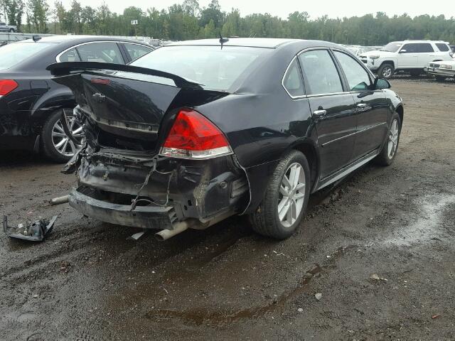 2G1WC5E35D1215331 - 2013 CHEVROLET IMPALA BLACK photo 4