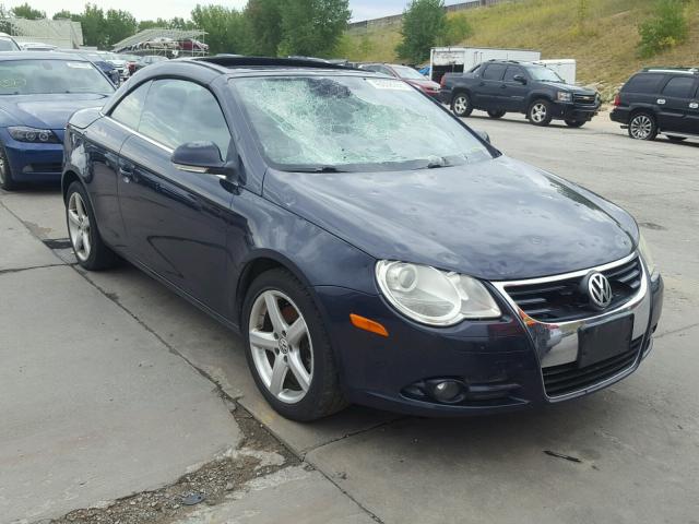 WVWCA71F07V042641 - 2007 VOLKSWAGEN EOS 2.0T S ლურჯი ფოტო 1