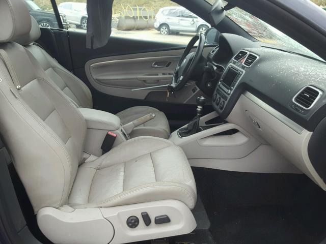 WVWCA71F07V042641 - 2007 VOLKSWAGEN EOS 2.0T S ლურჯი ფოტო 5