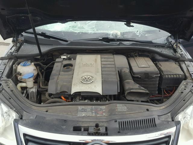 WVWCA71F07V042641 - 2007 VOLKSWAGEN EOS 2.0T S BLUE photo 7