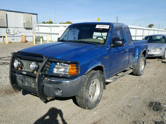 1FTZR15UX1PA14625 - 2001 FORD RANGER SUP BLUE photo 2