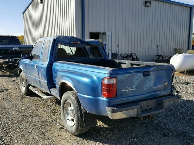 1FTZR15UX1PA14625 - 2001 FORD RANGER SUP BLUE photo 3