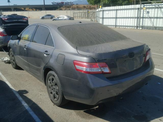 4T1BF3EK0BU131441 - 2011 TOYOTA CAMRY BASE CHARCOAL photo 3