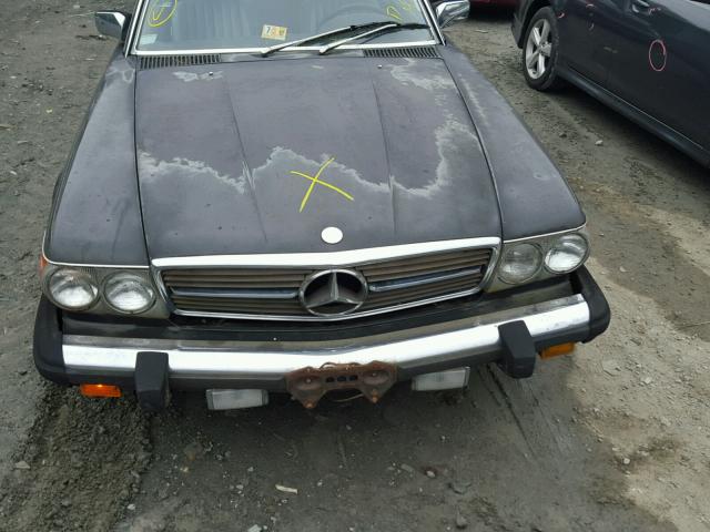 WDBBA48D8HA073349 - 1987 MERCEDES-BENZ 560 SL GRAY photo 7