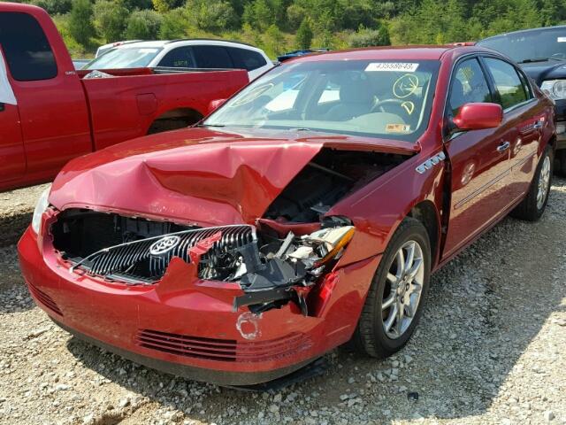 1G4HR57Y76U213395 - 2006 BUICK LUCERNE CX MAROON photo 2