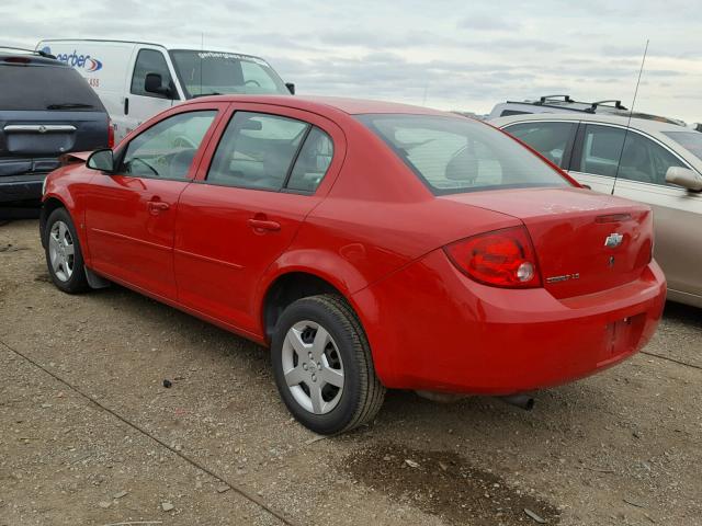 1G1AK55F267600858 - 2006 CHEVROLET COBALT RED photo 3