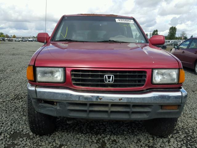 4S6CY58V1S4400246 - 1995 HONDA PASSPORT RED photo 9