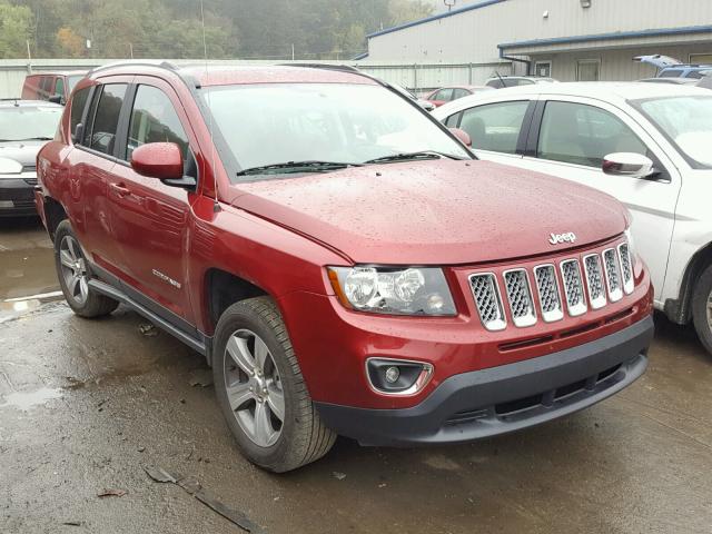 1C4NJDEB4HD130114 - 2017 JEEP COMPASS LA MAROON photo 1