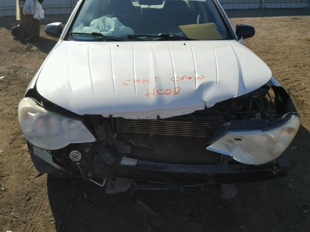 1C3LC46KX8N185908 - 2008 CHRYSLER SEBRING LX WHITE photo 9