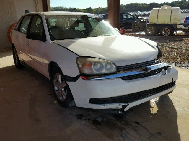 1G1ZT64855F107611 - 2005 CHEVROLET MALIBU MAX WHITE photo 1