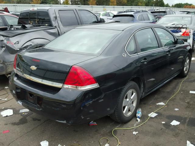 2G1WT57N291267456 - 2009 CHEVROLET IMPALA BLACK photo 4