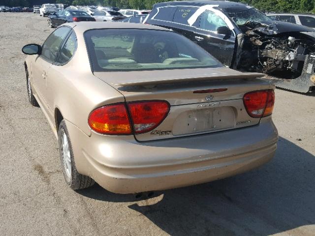 1G3NL12EX3C329030 - 2003 OLDSMOBILE ALERO GL TAN photo 3