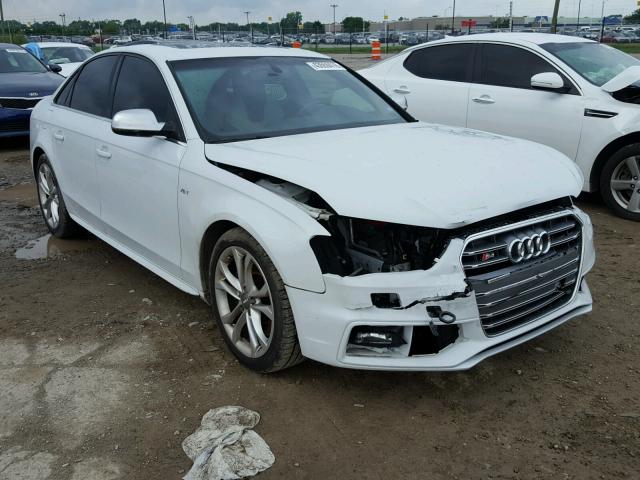 WAUBGAFLXEA109110 - 2014 AUDI S4 PREMIUM WHITE photo 1