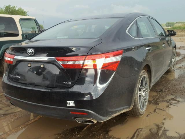 4T1BK1EB0FU142834 - 2015 TOYOTA AVALON XLE BLACK photo 4