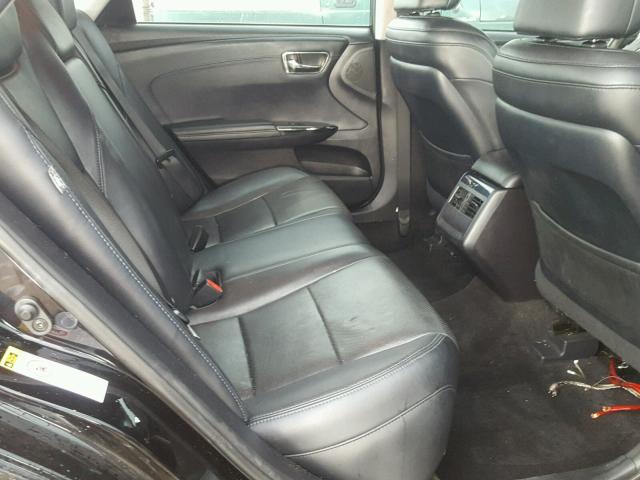 4T1BK1EB0FU142834 - 2015 TOYOTA AVALON XLE BLACK photo 6