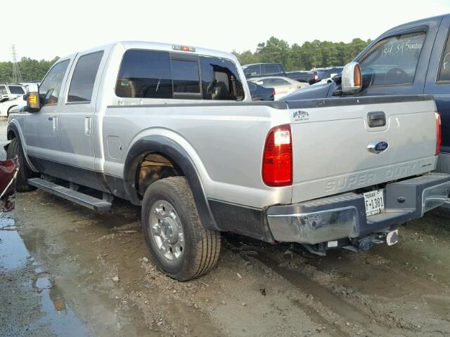 1FT7W2A65FEC44590 - 2015 FORD F250 SUPER SILVER photo 3