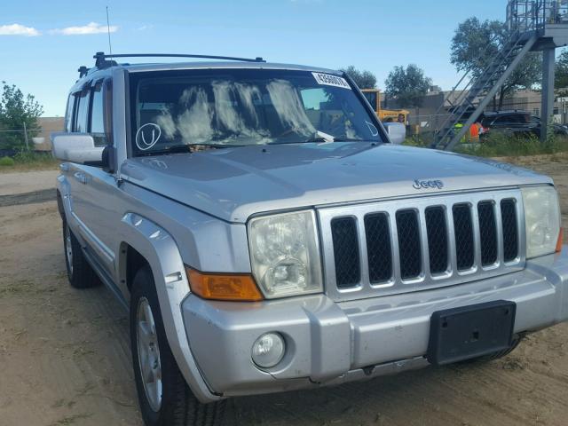1J8HG68297C556929 - 2007 JEEP COMMANDER SILVER photo 1