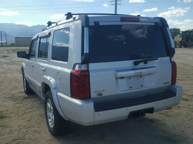 1J8HG68297C556929 - 2007 JEEP COMMANDER SILVER photo 3