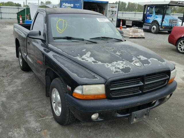 1B7FL26X0WS653099 - 1998 DODGE DAKOTA BLACK photo 9