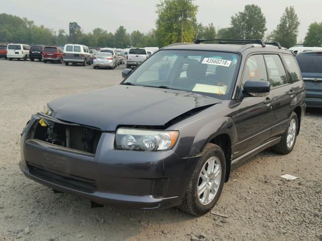 JF1SG66678H713564 - 2008 SUBARU FORESTER S 灰色 照片 2