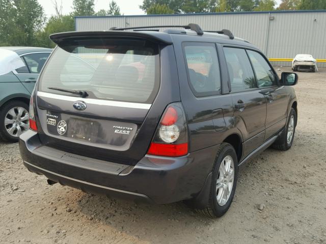 JF1SG66678H713564 - 2008 SUBARU FORESTER S 灰色 照片 4