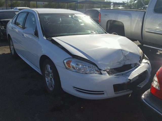 2G1WG5E39D1241449 - 2013 CHEVROLET IMPALA LT WHITE photo 1