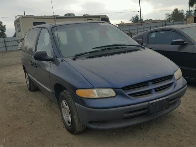 2B4FP25B0YR535890 - 2000 DODGE CARAVAN BLUE photo 1