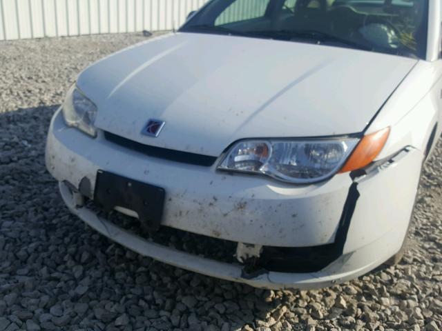 1G8AN15F07Z160128 - 2007 SATURN ION LEVEL WHITE photo 9