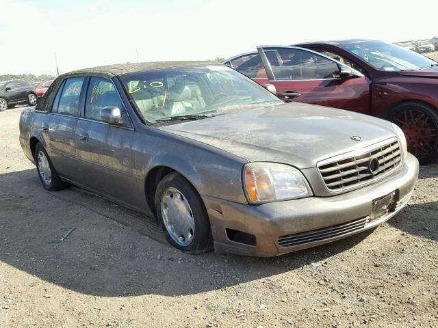 1G6KE57Y51U139797 - 2001 CADILLAC DEVILLE DH GRAY photo 1