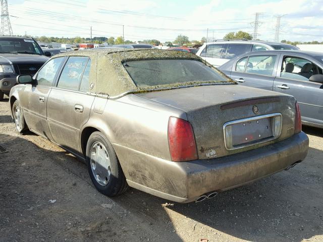 1G6KE57Y51U139797 - 2001 CADILLAC DEVILLE DH GRAY photo 3