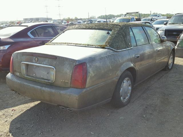 1G6KE57Y51U139797 - 2001 CADILLAC DEVILLE DH GRAY photo 4